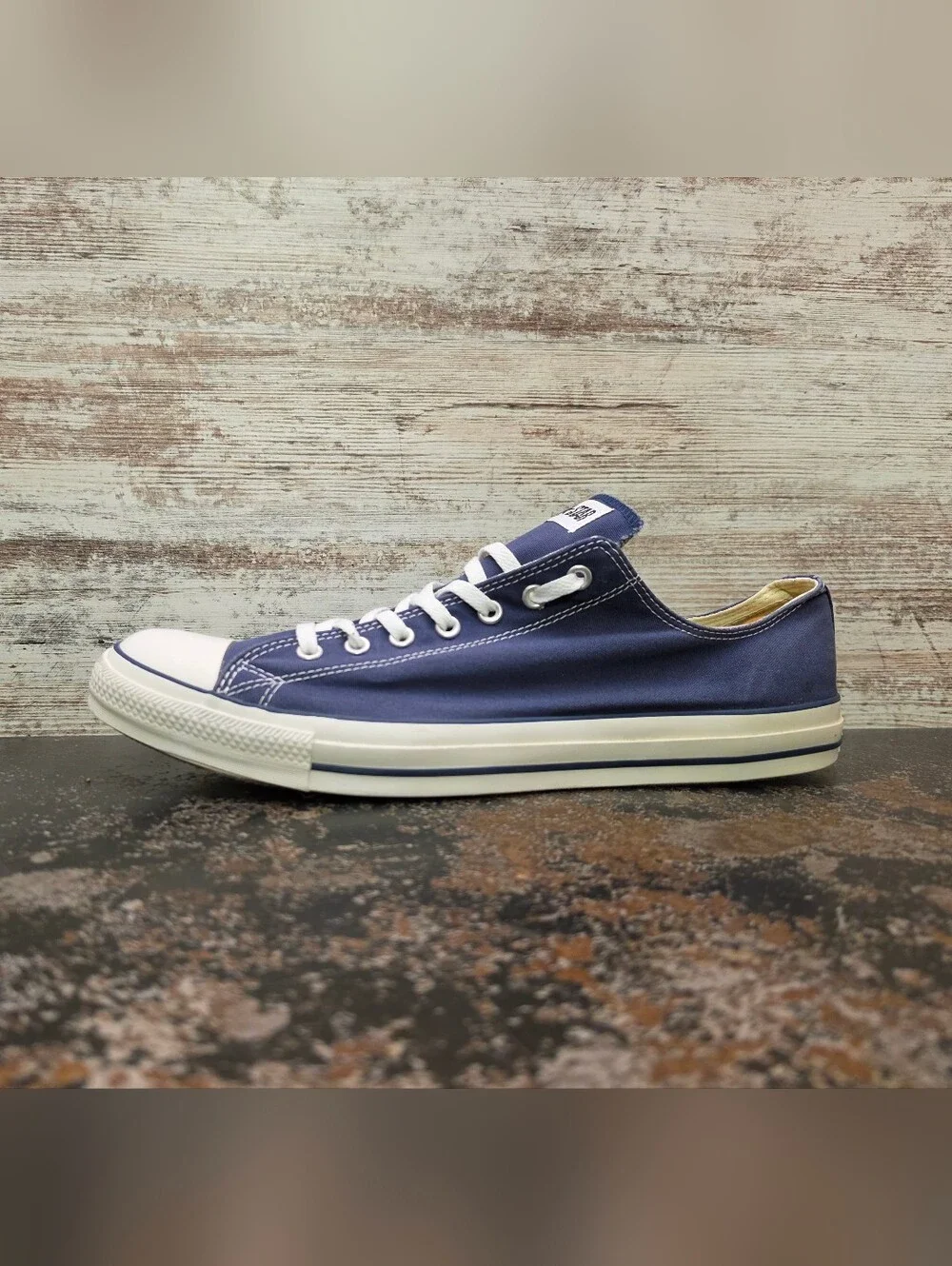Mens Converse Chuck Taylor All Star Low Top Athletic Shoes Sz 17 Eur 53 Navy Blu